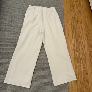 DISSH Cream Tailored Pants